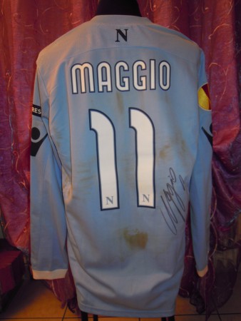 maggio indossata contro villareal primo tempo certificata e autografata